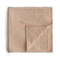 Mushie Muslin Swaddle Blanket – Organic Cotton