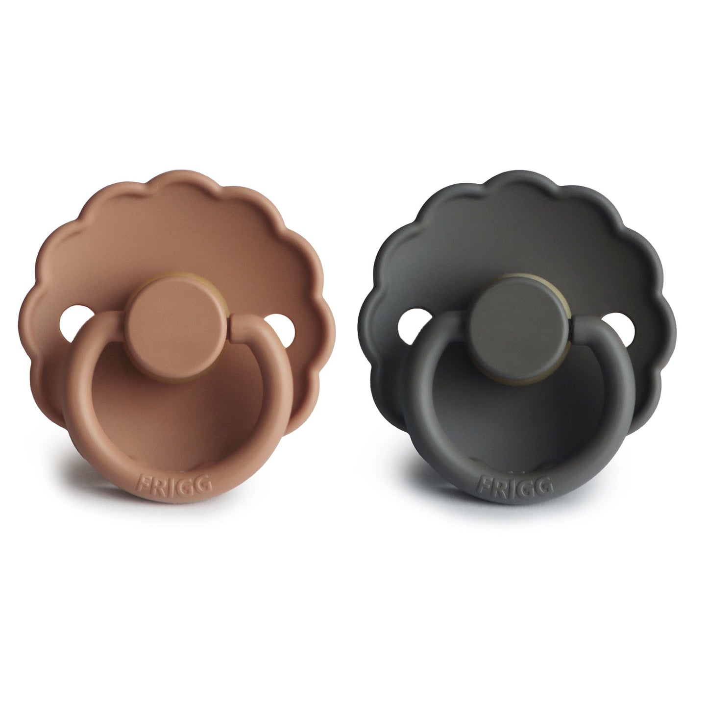 Mushie FRIGG Daisy Pacifier 2-Pack – Natural Rubber