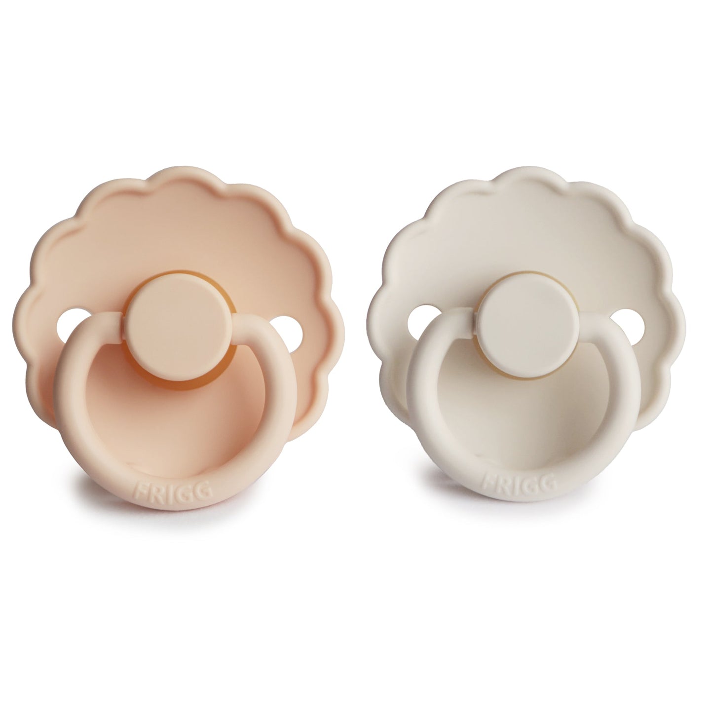 Mushie FRIGG Daisy Pacifier 2-Pack – Natural Rubber