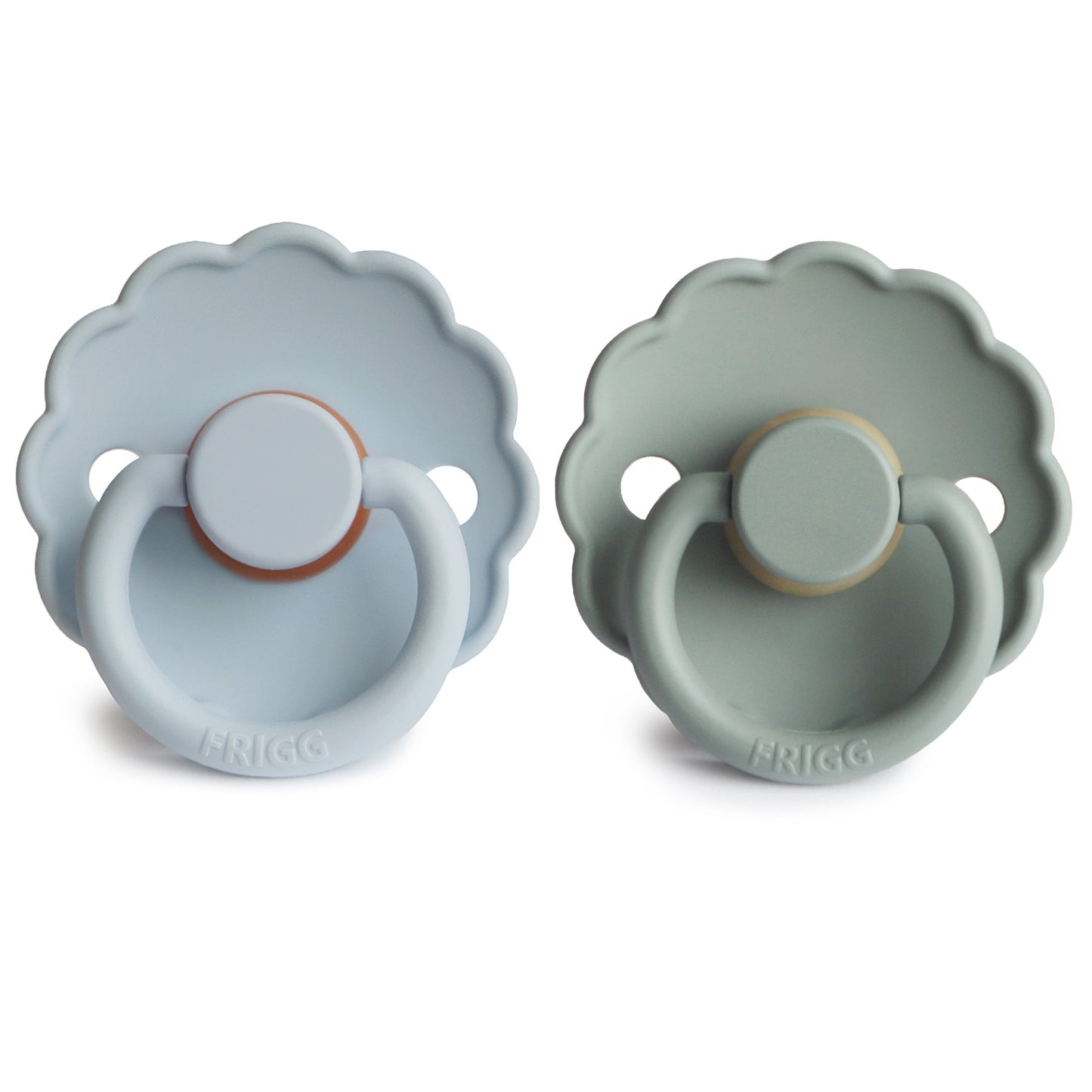 Mushie FRIGG Daisy Pacifier 2-Pack – Natural Rubber