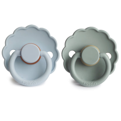 Mushie FRIGG Daisy Pacifier 2-Pack – Natural Rubber