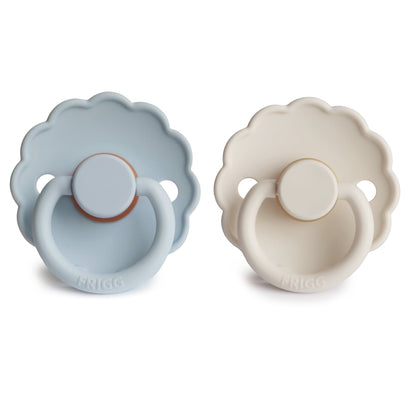 Mushie FRIGG Daisy Pacifier 2-Pack – Natural Rubber
