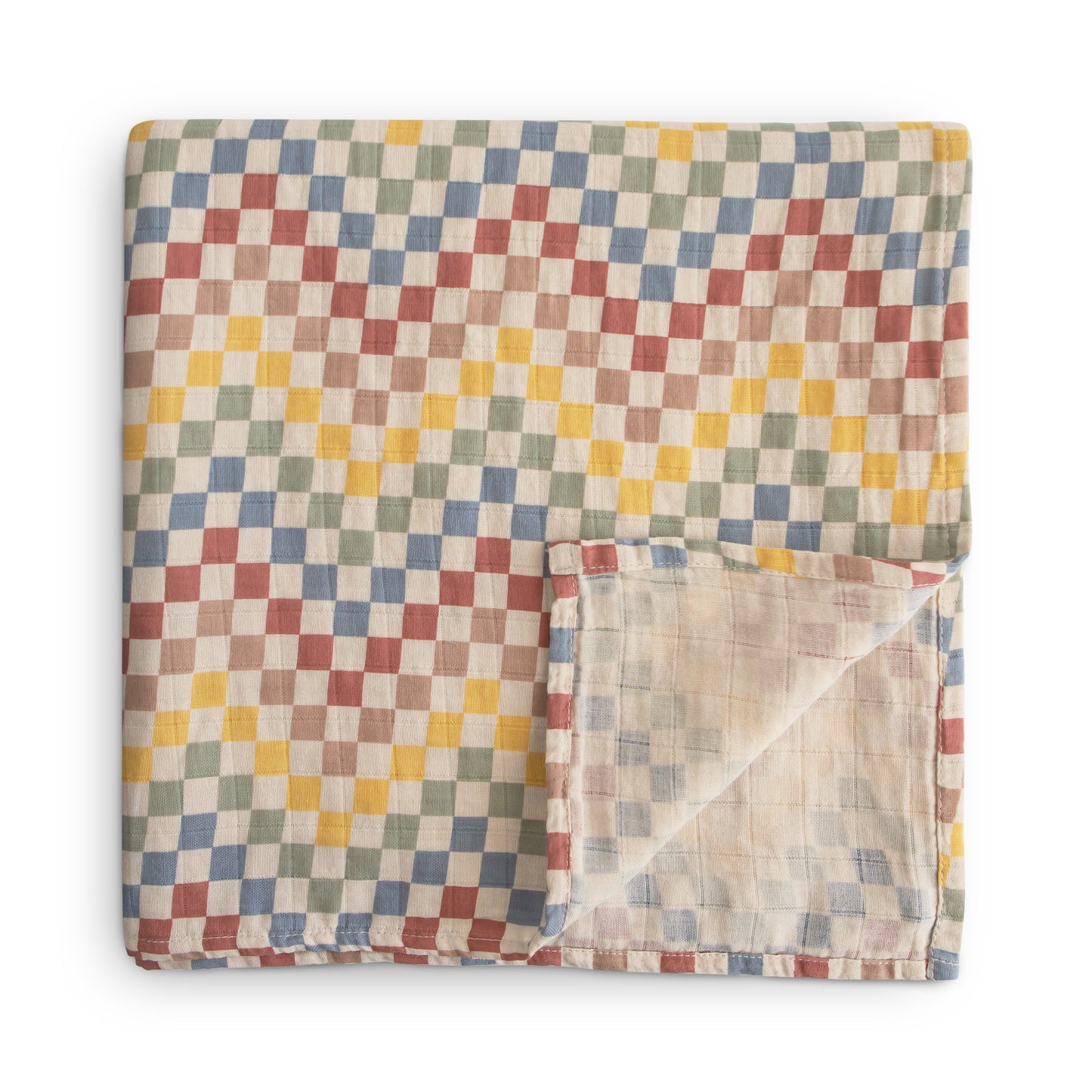 Mushie Muslin Swaddle Blanket – Organic Cotton