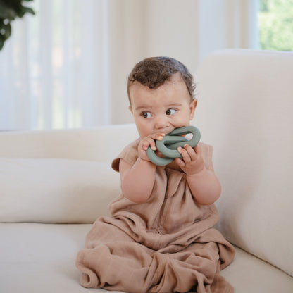 Mushie Organic Cotton Sleepbag – Lightweight Muslin