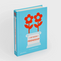 Book titled 'My Art Book of Friendship' with red flowers on a blue background