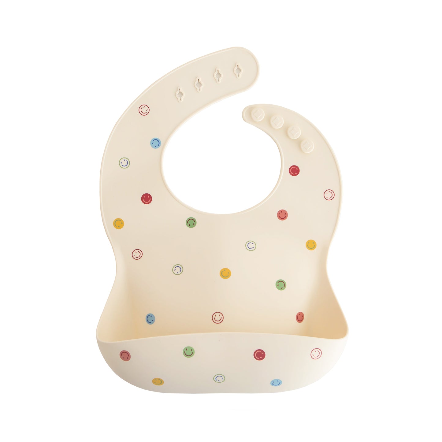 Mushie Silicone Baby Bib – Adjustable Catch-All