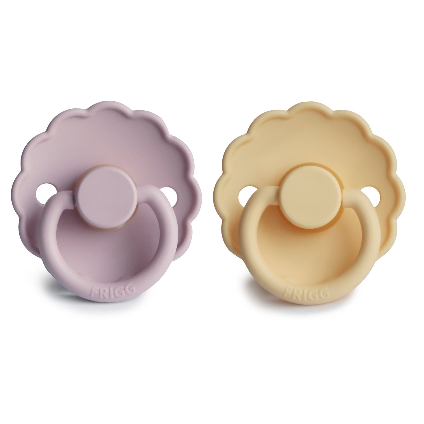 Mushie FRIGG Daisy Pacifier 2-Pack – Natural Rubber
