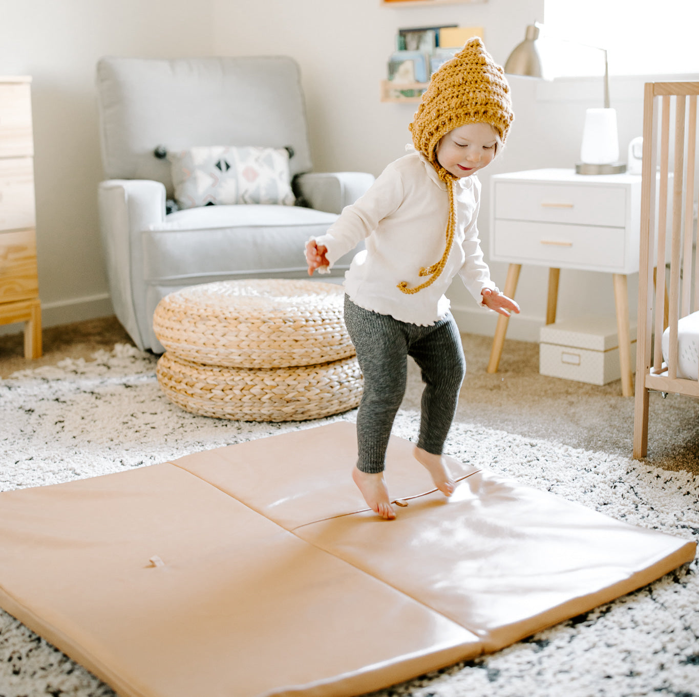 Toki Kids - Sand Vegan Leather Mat