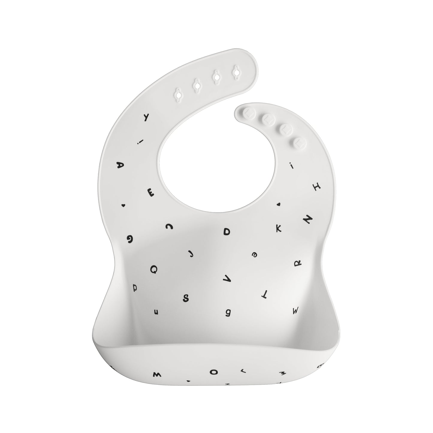 Mushie Silicone Baby Bib – Adjustable Catch-All