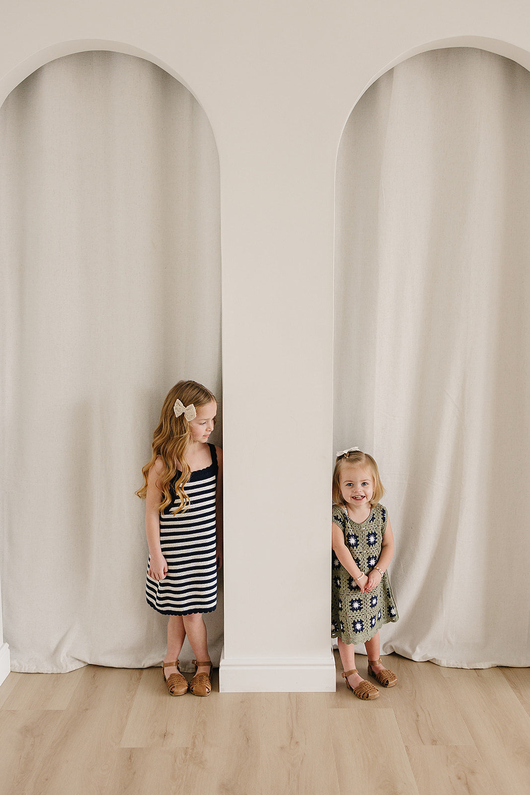 Mebie Baby Navy Stripe Knit Tank Dress