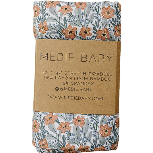 Bamboo Stretch Swaddle - Dainty Meadow