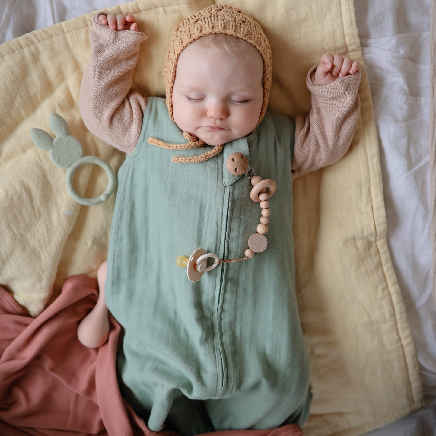 Mushie Organic Cotton Sleepbag – Lightweight Muslin