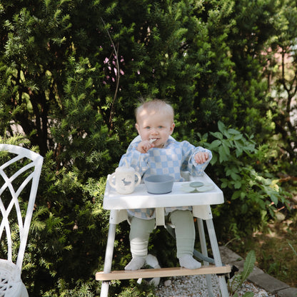 Mushie Long Sleeve Bib – Water Resistant