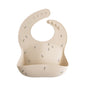 Mushie Silicone Baby Bib – Adjustable Catch-All