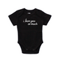 Frankie Jean I Love You So Much Onesie | Organic Cotton Baby Bodysuit