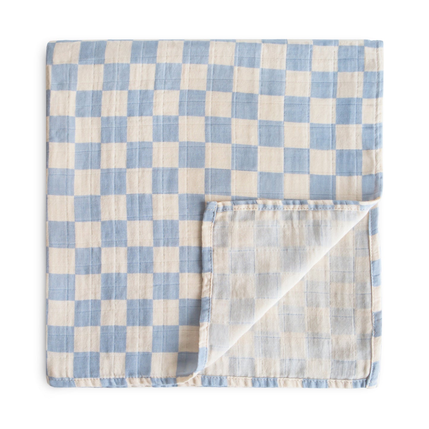 Mushie Muslin Swaddle Blanket – Organic Cotton