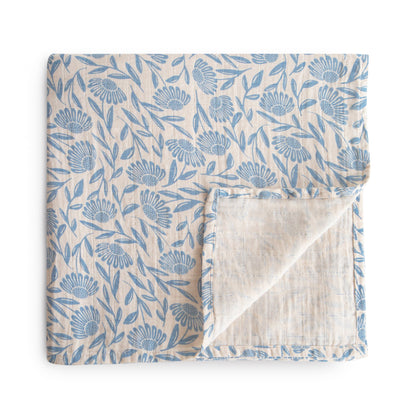 Mushie Muslin Swaddle Blanket – Organic Cotton