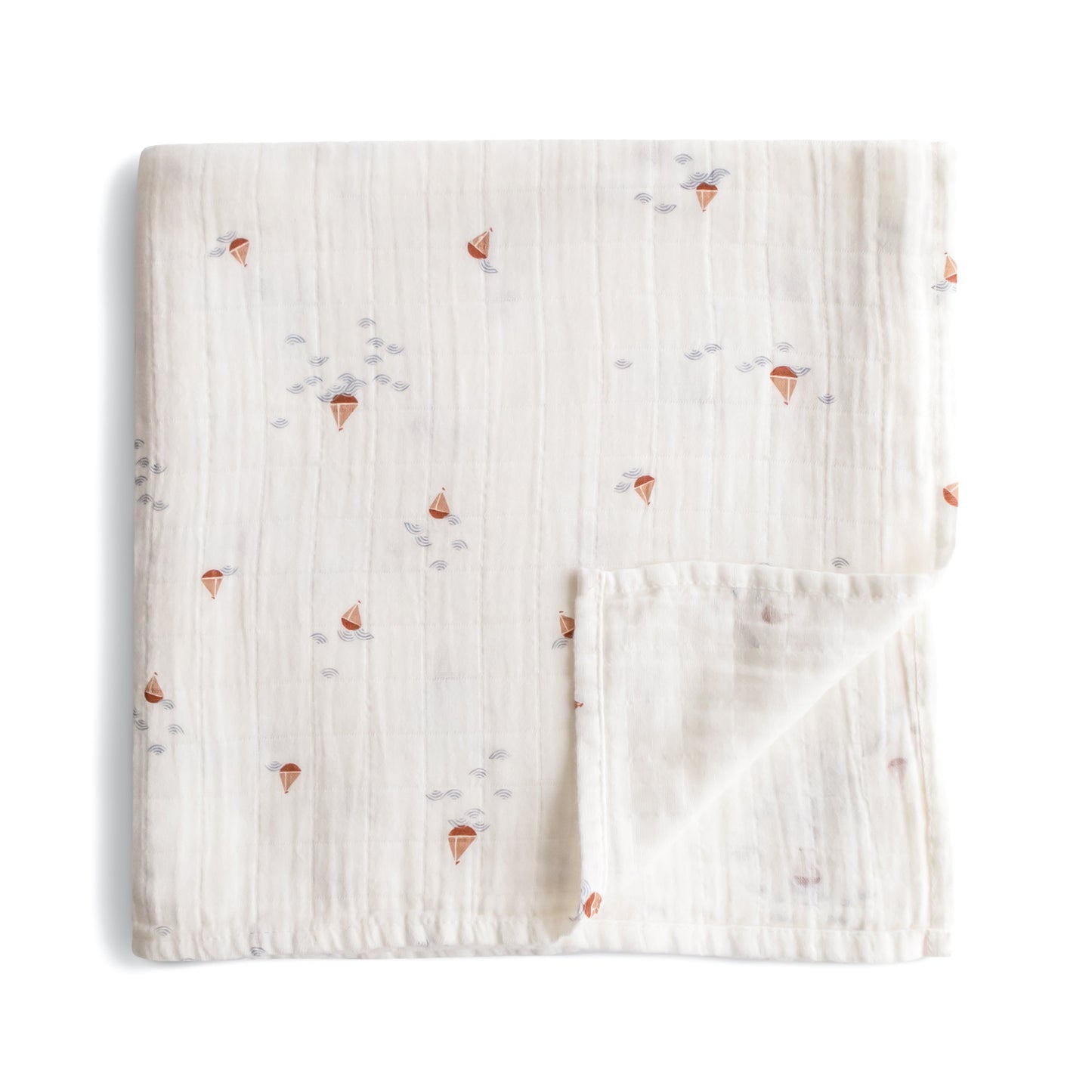 Mushie Muslin Swaddle Blanket – Organic Cotton
