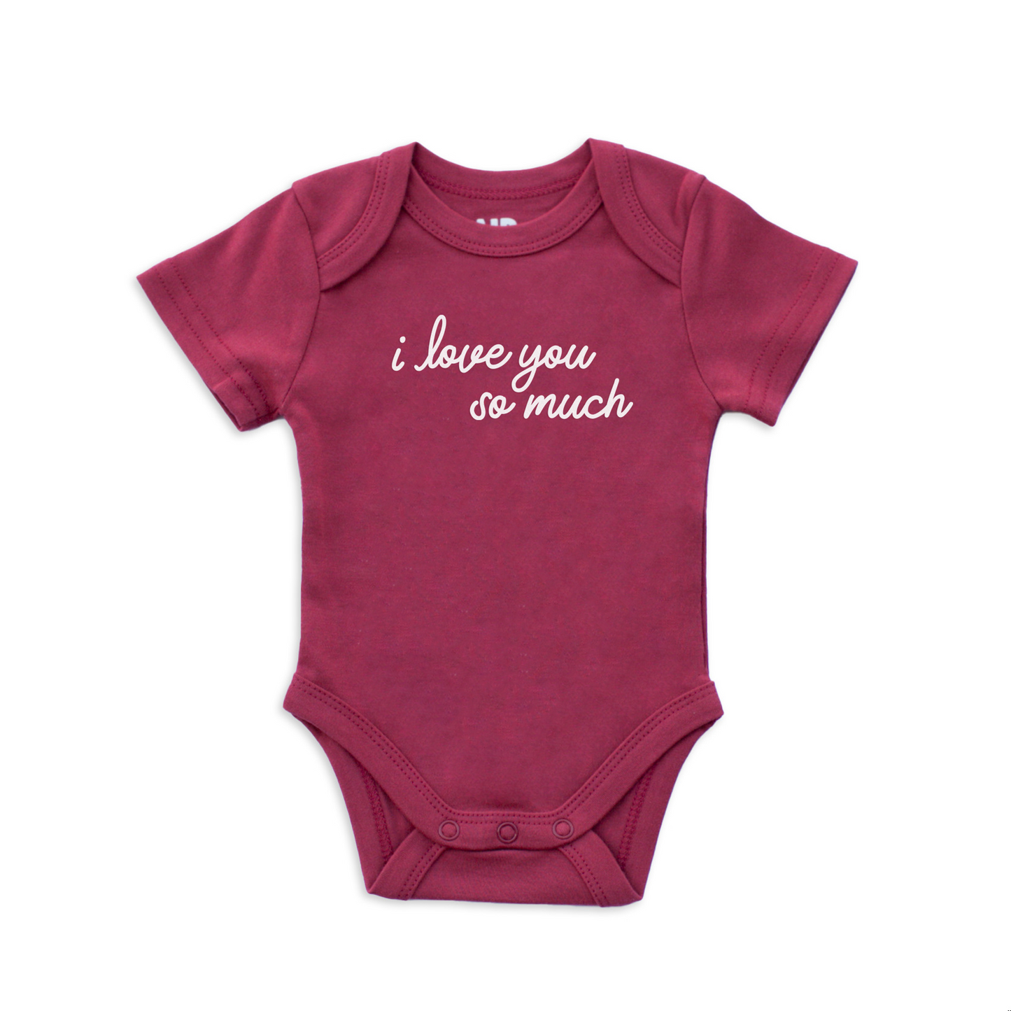 Frankie Jean I Love You So Much Onesie | Organic Cotton Baby Bodysuit