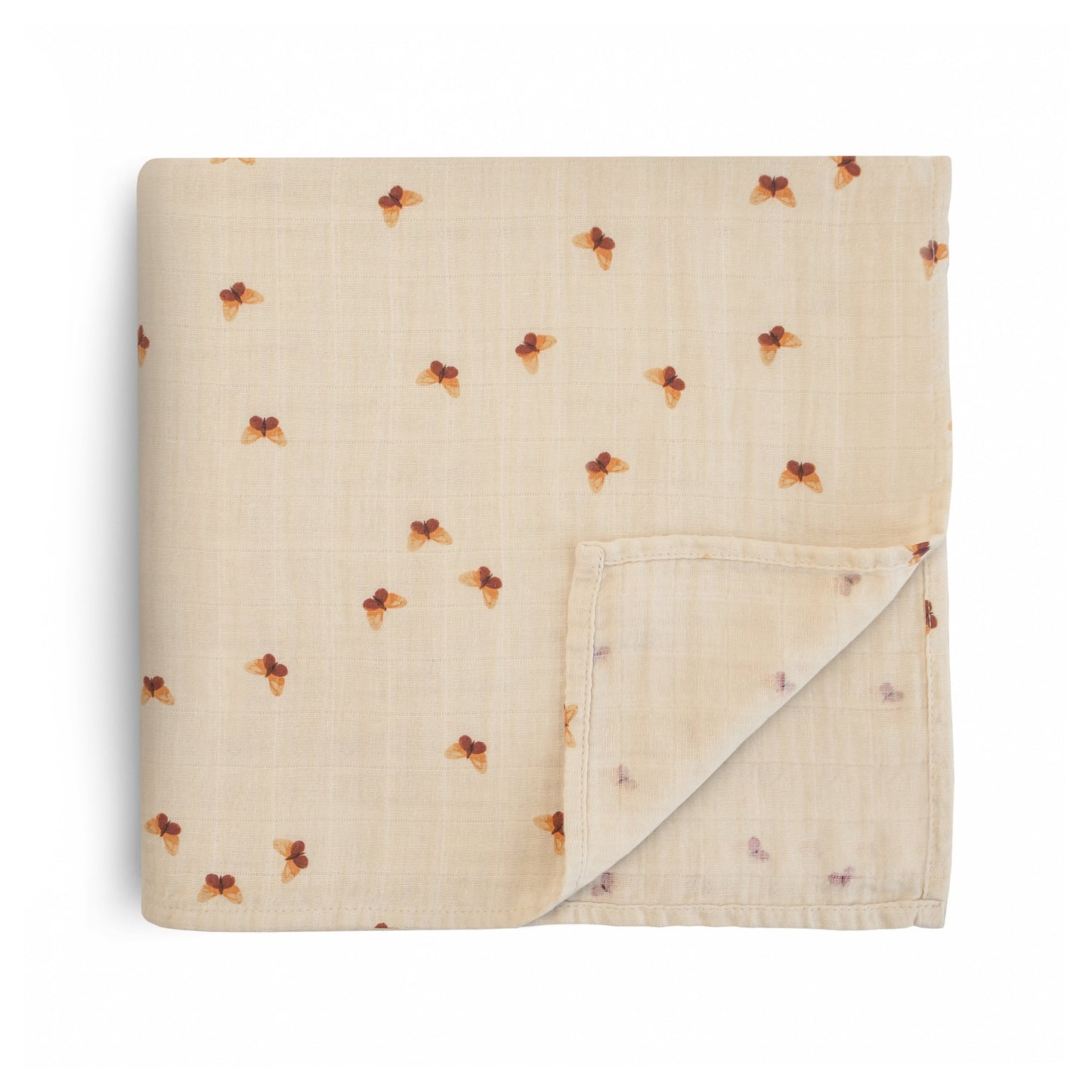 Mushie Muslin Swaddle Blanket – Organic Cotton