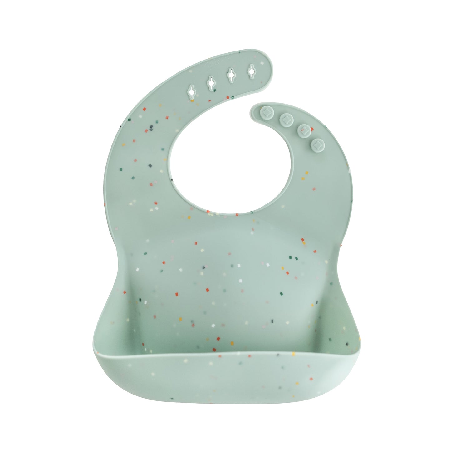 Mushie Silicone Baby Bib – Adjustable Catch-All