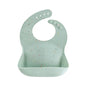 Mushie Silicone Baby Bib – Adjustable Catch-All