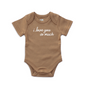 Frankie Jean I Love You So Much Onesie | Organic Cotton Baby Bodysuit