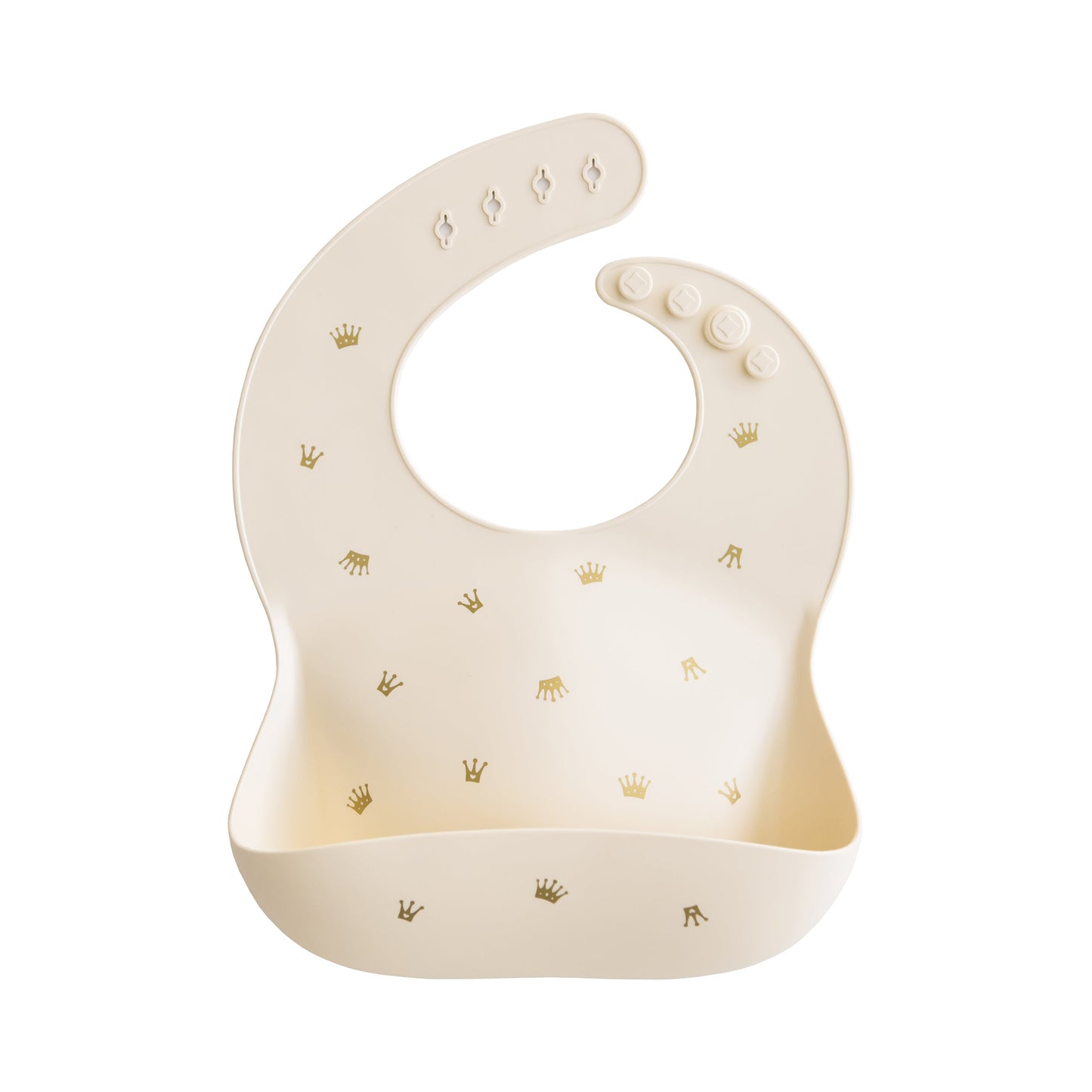 Mushie Silicone Baby Bib – Adjustable Catch-All