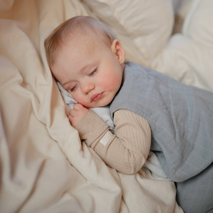 Mushie Organic Cotton Sleepbag – Lightweight Muslin
