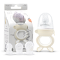 Baby food feeder with packaging displaying 'moss & fawn' brand on a white background
