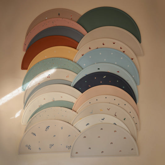 Mushie Silicone Placemat – Easy Clean