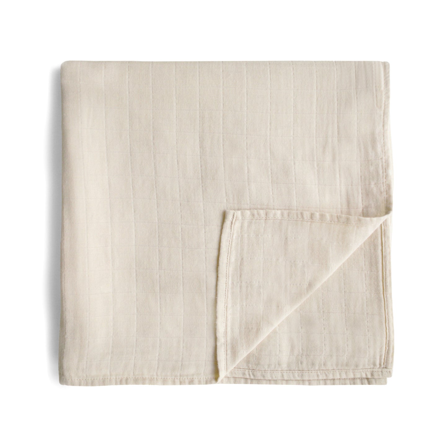 Mushie Muslin Swaddle Blanket – Organic Cotton