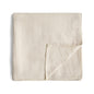 Mushie Muslin Swaddle Blanket – Organic Cotton