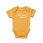 Frankie Jean I Love You So Much Onesie | Organic Cotton Baby Bodysuit