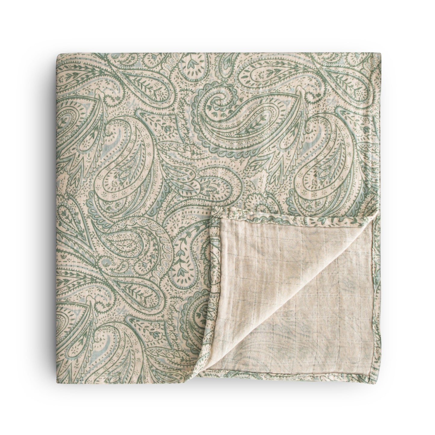 Mushie Muslin Swaddle Blanket – Organic Cotton