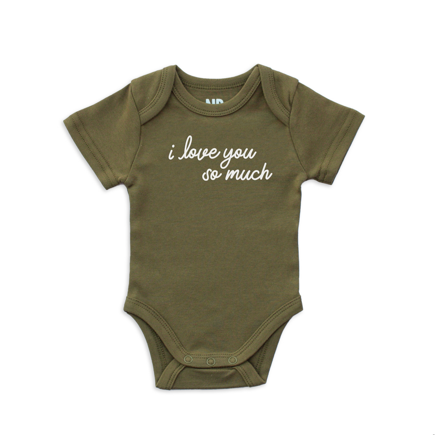 Frankie Jean I Love You So Much Onesie | Organic Cotton Baby Bodysuit