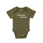 Frankie Jean I Love You So Much Onesie | Organic Cotton Baby Bodysuit