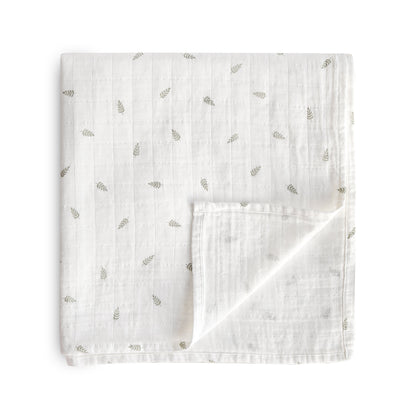 Mushie Muslin Swaddle Blanket – Organic Cotton