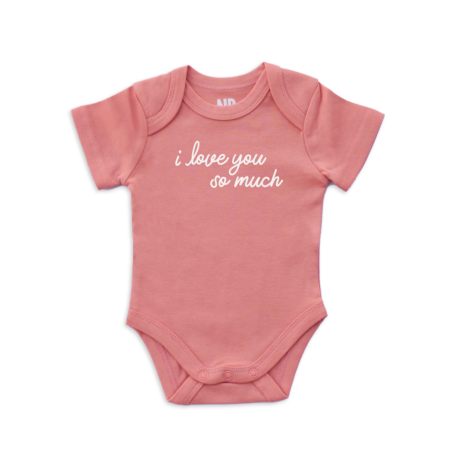 Frankie Jean I Love You So Much Onesie | Organic Cotton Baby Bodysuit