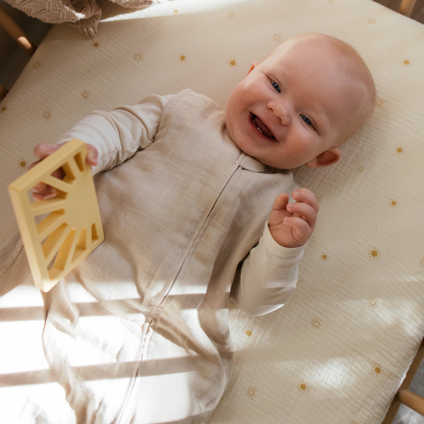 Mushie Organic Cotton Sleepbag – Lightweight Muslin