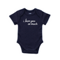 Frankie Jean I Love You So Much Onesie | Organic Cotton Baby Bodysuit
