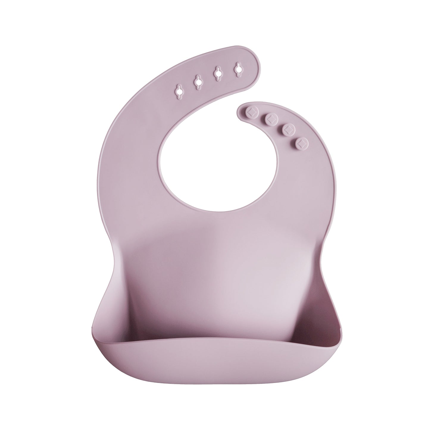 Mushie Silicone Baby Bib – Adjustable Catch-All