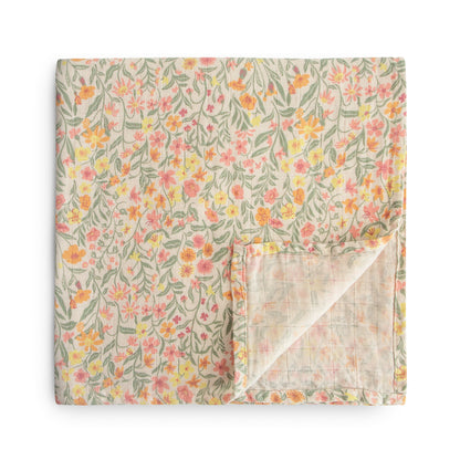 Mushie Muslin Swaddle Blanket – Organic Cotton