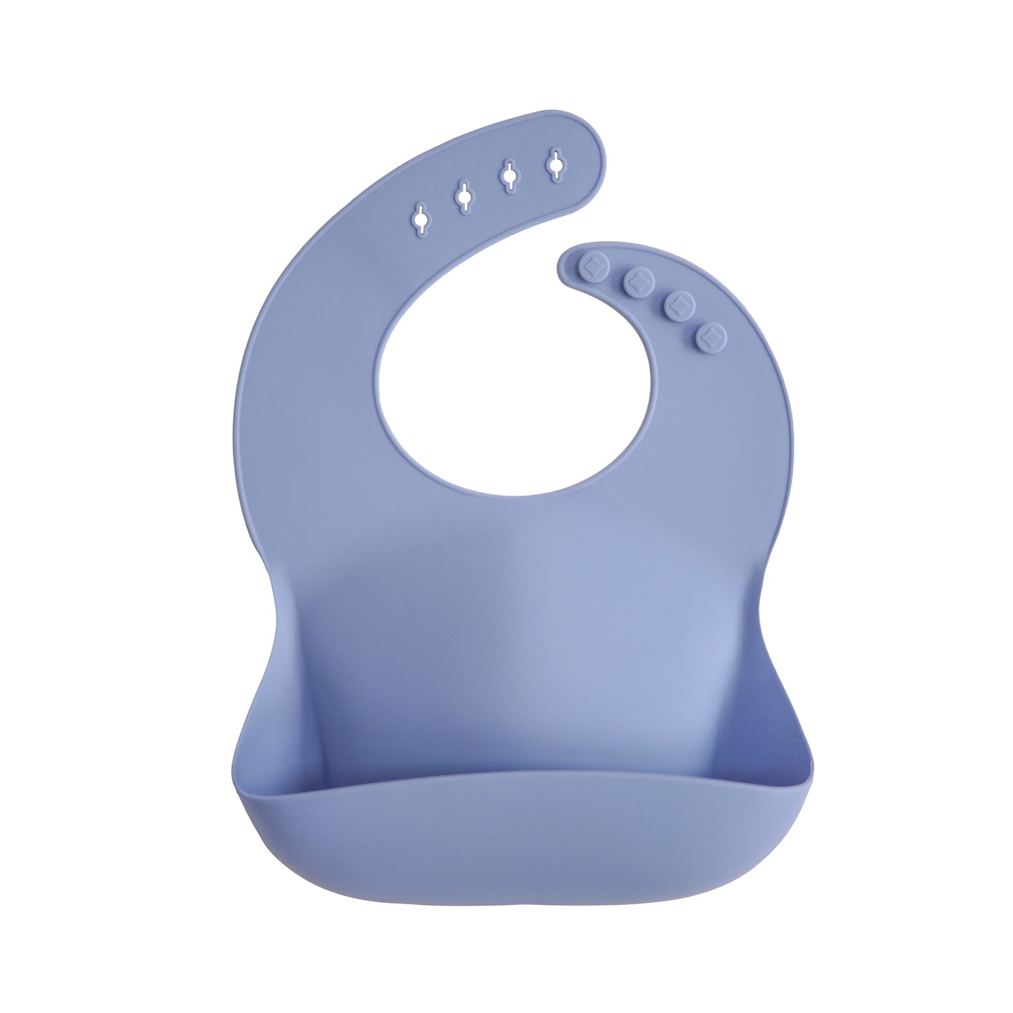 Mushie Silicone Baby Bib – Adjustable Catch-All