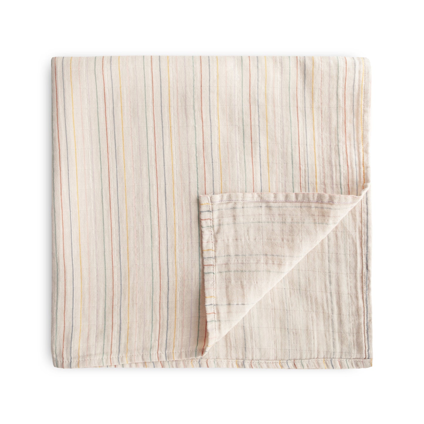 Mushie Muslin Swaddle Blanket – Organic Cotton
