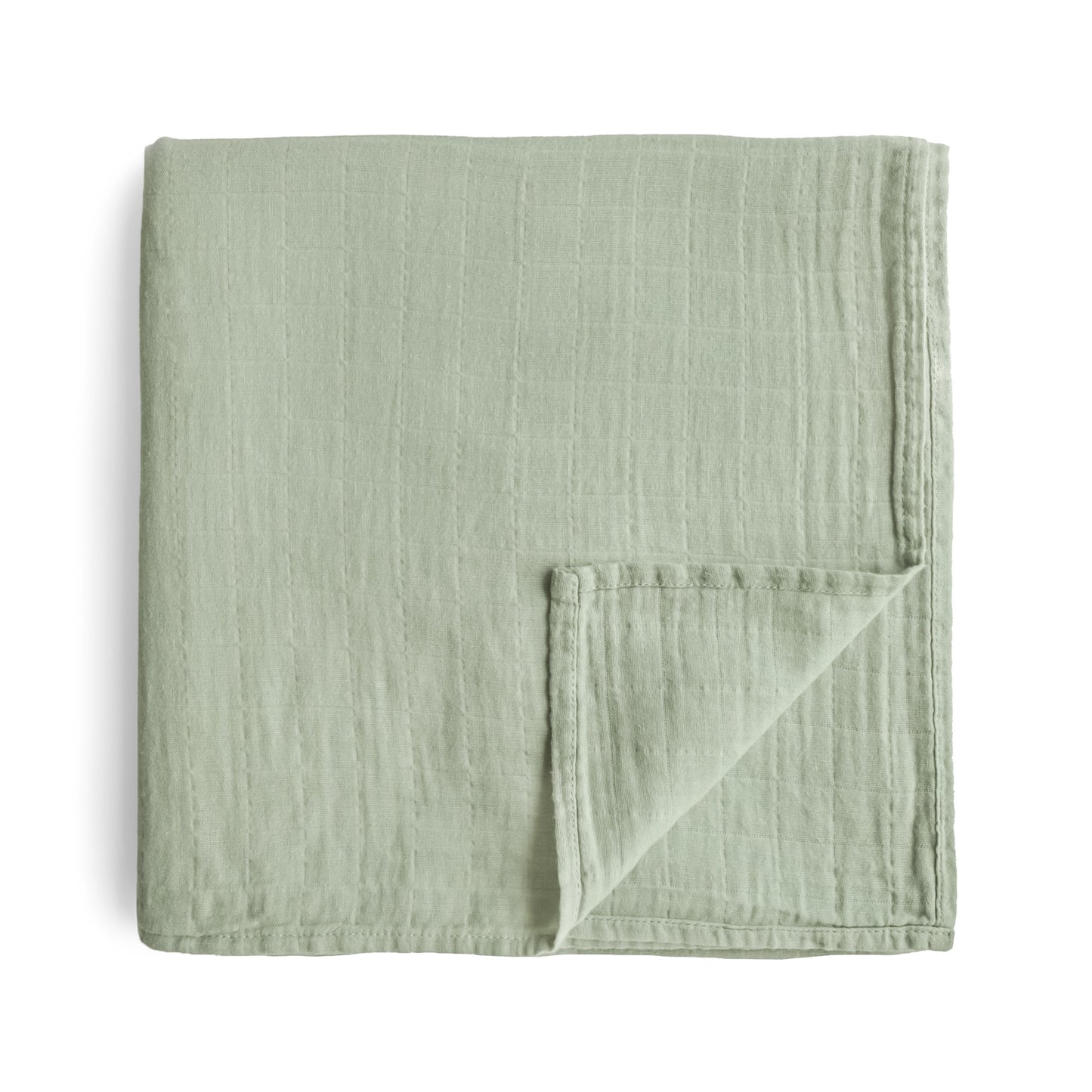 Mushie Muslin Swaddle Blanket – Organic Cotton