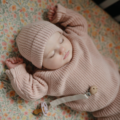 Mushie Linen Pacifier Clip 2-Pack – Water Resistant