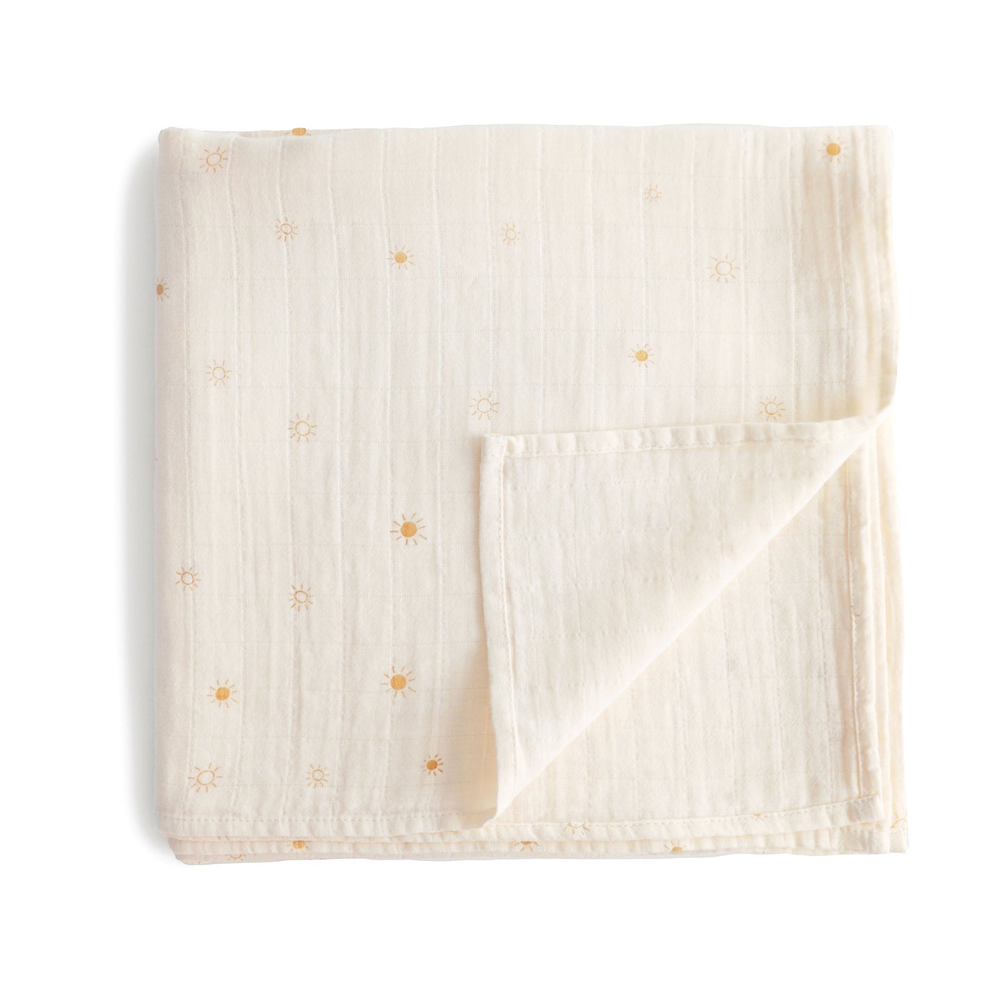 Mushie Muslin Swaddle Blanket – Organic Cotton
