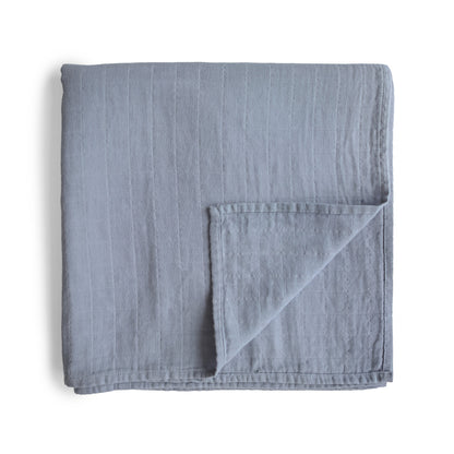 Mushie Muslin Swaddle Blanket – Organic Cotton
