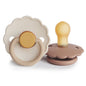 Mushie FRIGG Daisy Pacifier 2-Pack – Natural Rubber